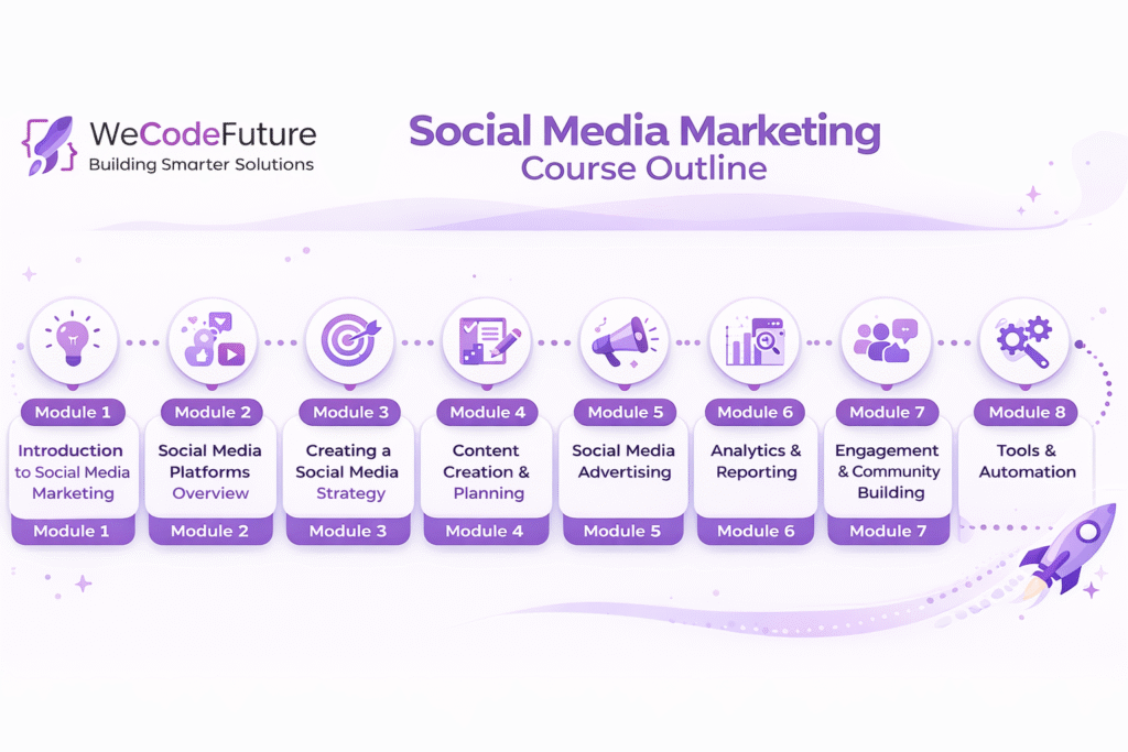 social media marketing course outline